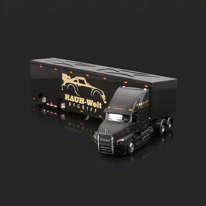 Em Estoque Maisto 1:64 Harley Davidson Mack Anthem Veículo de Transporte Pesado Contêiner Reboque Miniatura de Liga Fundida Brinquedo Carro