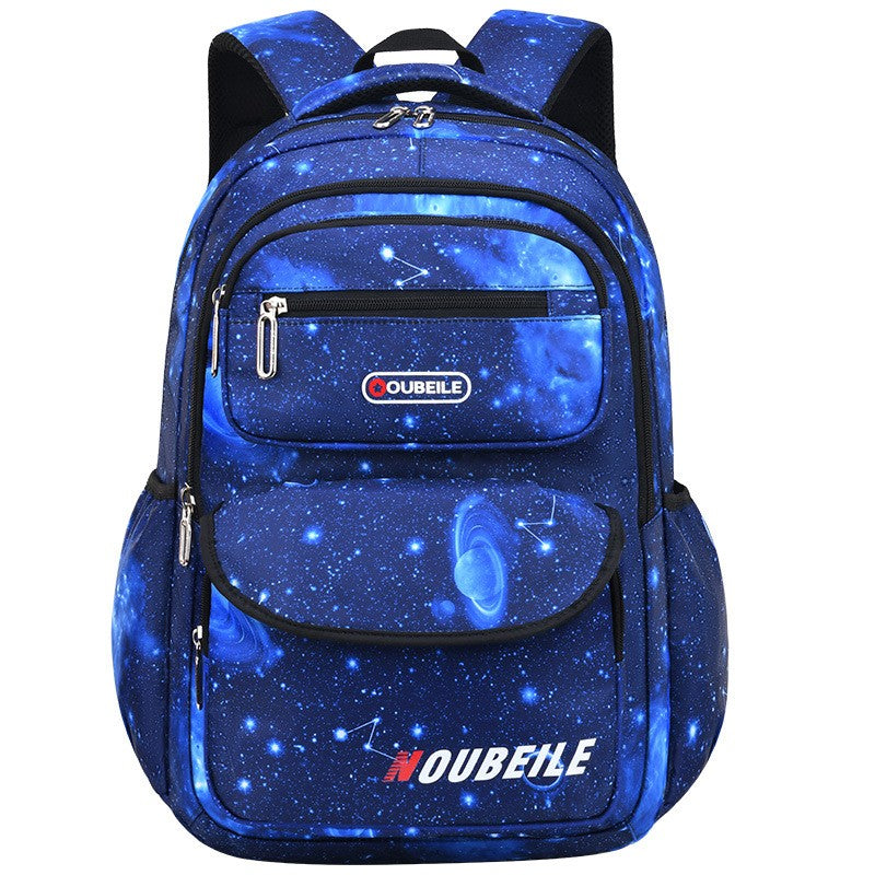 Mochila Infantil Fashion Estrelas Impermeável para Meninos Meninas Mochila Escolar Bolsa Livro