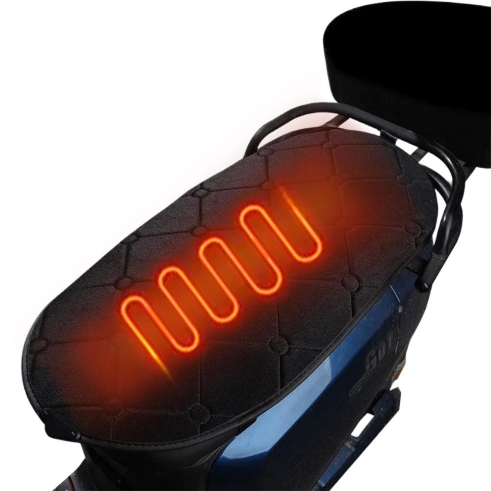 1pç Almofada Aquecida para Assento de Motocicleta USB Almofada Aquecida para Moto Scooter Quente Almofada Aquecida para Veículo Elétrico 2026