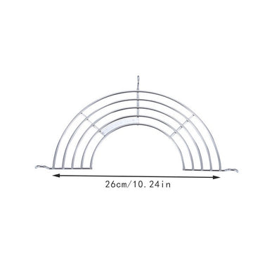 Drainage Rack Barbecue Rack Stainless Steel Hanging Pan Drainage Frying Line Rack Kitchen Insulation Drainage Oil Accessories