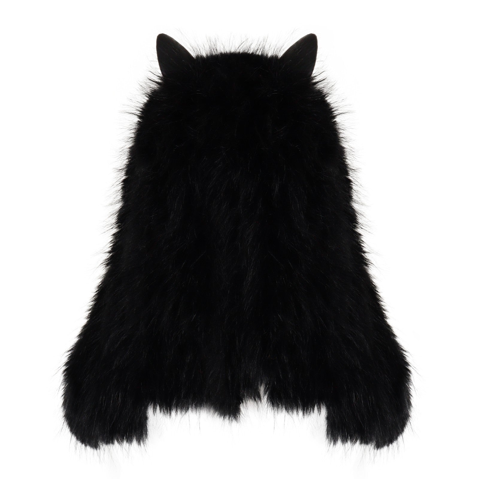 Viking Wolf Mask Faux Fur Headdress Werewolf Barbarian for Halloween Cosplay Costume Accessories
