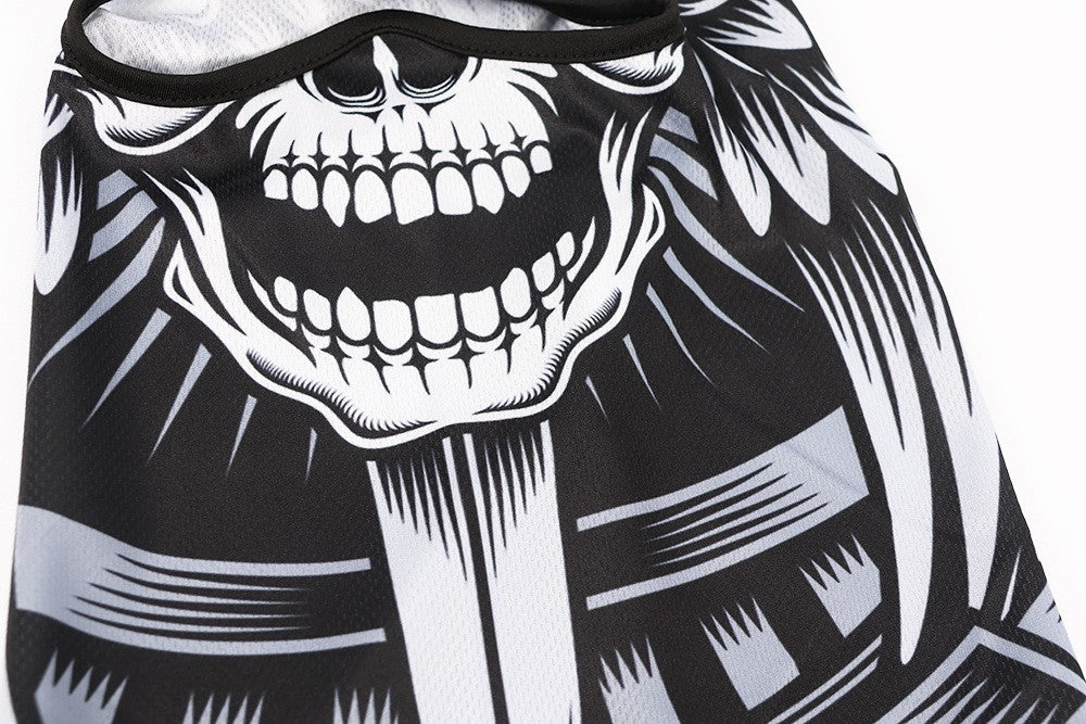Quick-Dry Skull Face Mask - Breathable Sun Protection for Cycling & Outdoor Sports