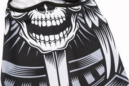 Quick-Dry Skull Face Mask - Breathable Sun Protection for Cycling & Outdoor Sports