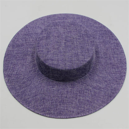 Chapéus Fascinators Femininos Base de Chapéu de Feltro para Festa Casamento Chapéu LUNQUIL de Aba Larga Chapéu Fedora Acessório de Cabelo Kentucky Derby