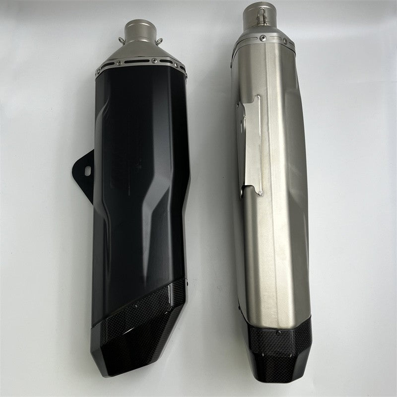 51mm Universal Motorcycle Exhaust Motocross Exhaust Muffler carbon Fiber End Cap For F750GS F850GS R1200GS