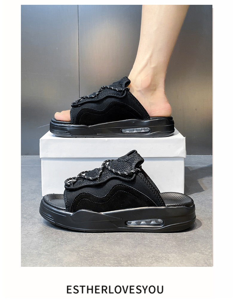 Hot Sale Men's Sandals Outdoor Thick Bottom Sports Casual Sandal for Men Summer Wear-resistant Mans Slipper Slip-on New Fashion