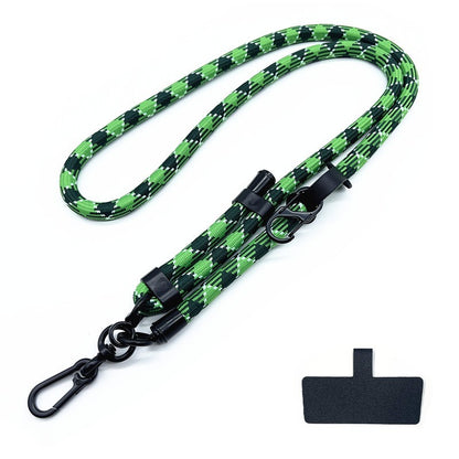 Cordão de Telefone Ajustável 1 Cm de Diâmetro Capa Universal Externa Transversal Ombro Cartão Corda de Pescoço Clipe Alça de Pulso Anti-perda