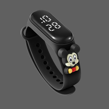 Disney Stitch LED Waterproof Kids Digital Watch Spiderman Hulk Children Watch Sports Touch Electronic Watch  Kids Gifts