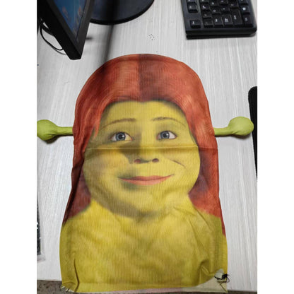 ?Shrek?3D Full Face Mask, Breathable, Party Funny Headgear Mask