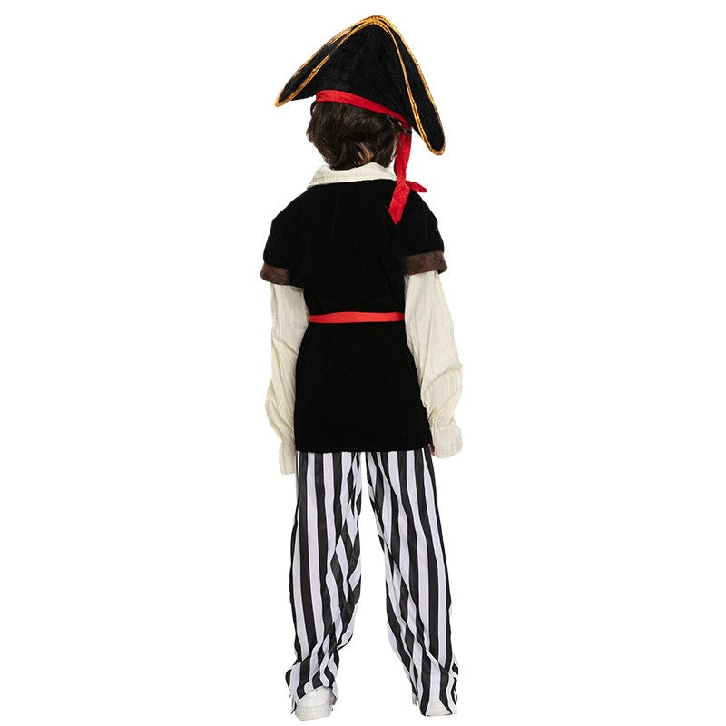 Children's Halloween  Pirate Costumes for Boys Kids Children Pirate Costume Fantasia Infantil Cosplay Clothing