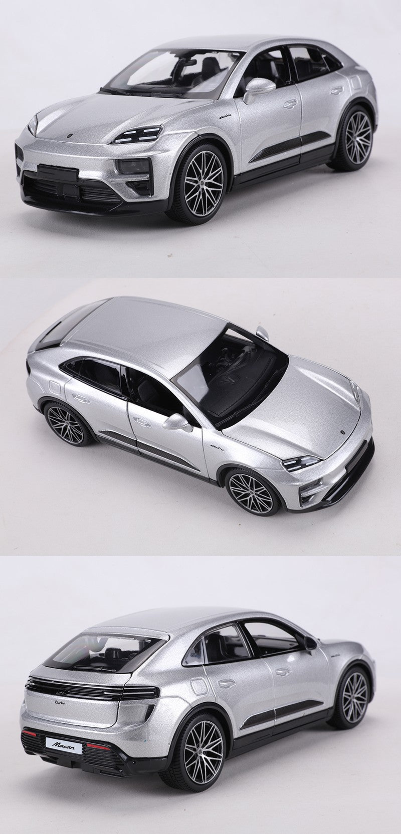 Burago 1:24 Porsche Macan Turbo Carro Modelo de Liga Elétrico