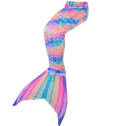 New Swim Mermaid Tail Costume Cosplay Mermaid Costume Party Gift Fantasy Swimsuit Beach Swimming Halloween Costume No Fins