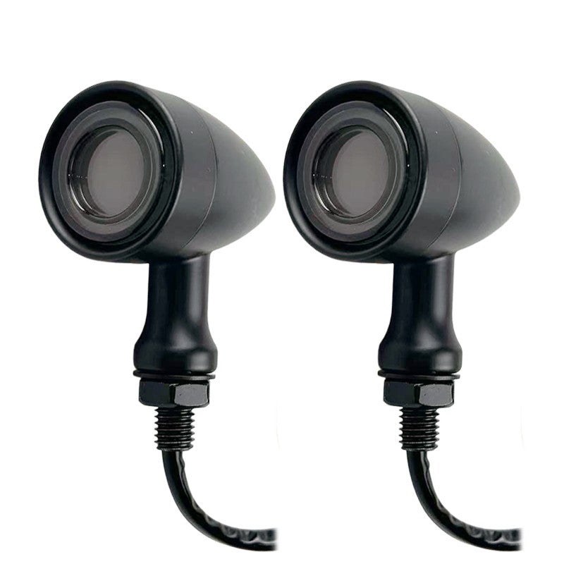 Front Rear LED Motorcycle Bullet Indicator Turn Signal Light 3 in 1 Running Brake Taillight Retro Integrated Light For Harley