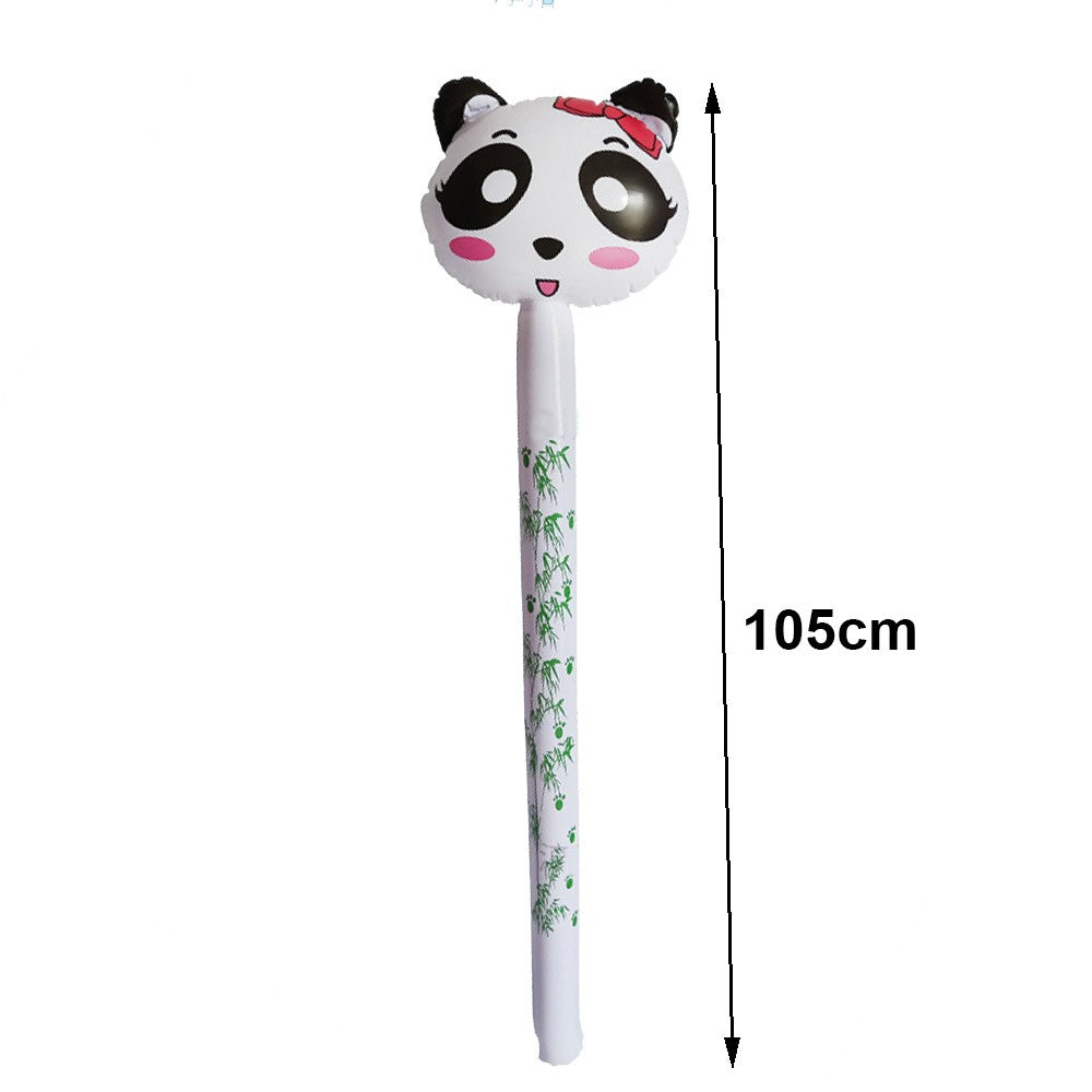 1/3/5pcs Inflatable Animal Theme Horsehead Stick Cowboy Giraffe Elephant Unicorn Cartoon Animal Baby Birthday Party Supplies
