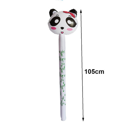 1/3/5pcs Inflatable Animal Theme Horsehead Stick Cowboy Giraffe Elephant Unicorn Cartoon Animal Baby Birthday Party Supplies