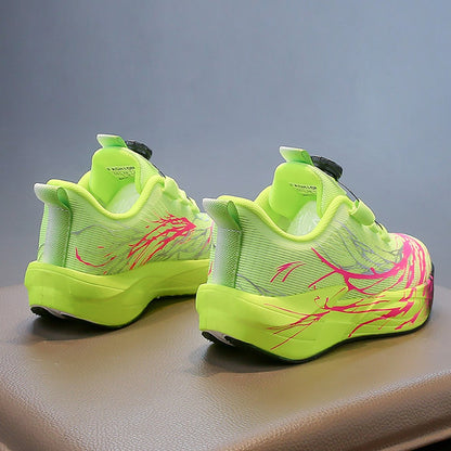 Autumn Sport Shoes For Children Mesh Breathable Teenager Kid's Sneakers Soft-soled Lightweight Boy's Girl's Running Shoes