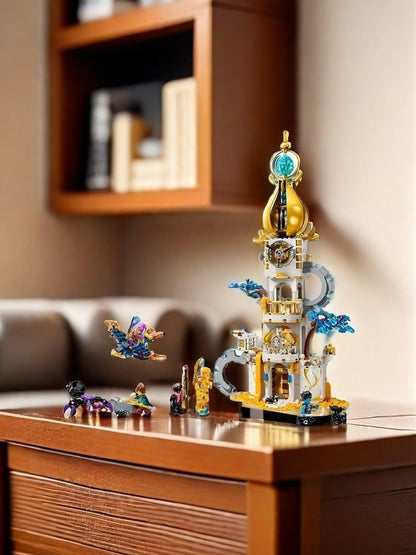 71477 LEGO A Torre do Sandman, Conjunto de Brinquedos de Castelo Infantil com Aranha e Pássaro de Brinquedo, Presente de Fantasia para Meninas e Meninos