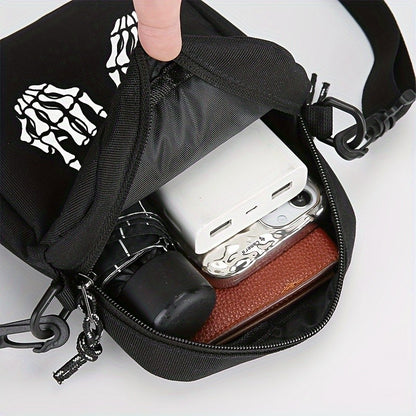 Halloween Bag Men's New Oxford Cloth Crossbody Bag Lightweight 100 100 Stylish Canvas Shoulder Bag Men's Small Bag