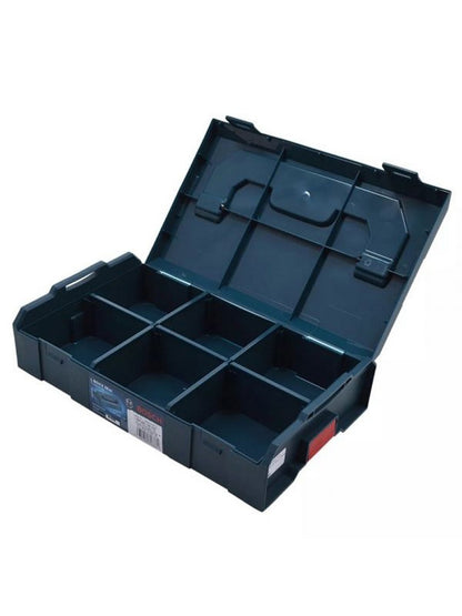 Maleta de Ferramentas Bosch Antichoque Caixa de Ferramentas Durável Kit de Ferramentas Multiuso Caixa de 6 Compartimentos Removíveis Caixa de Ferramentas Portátil e Empilhável