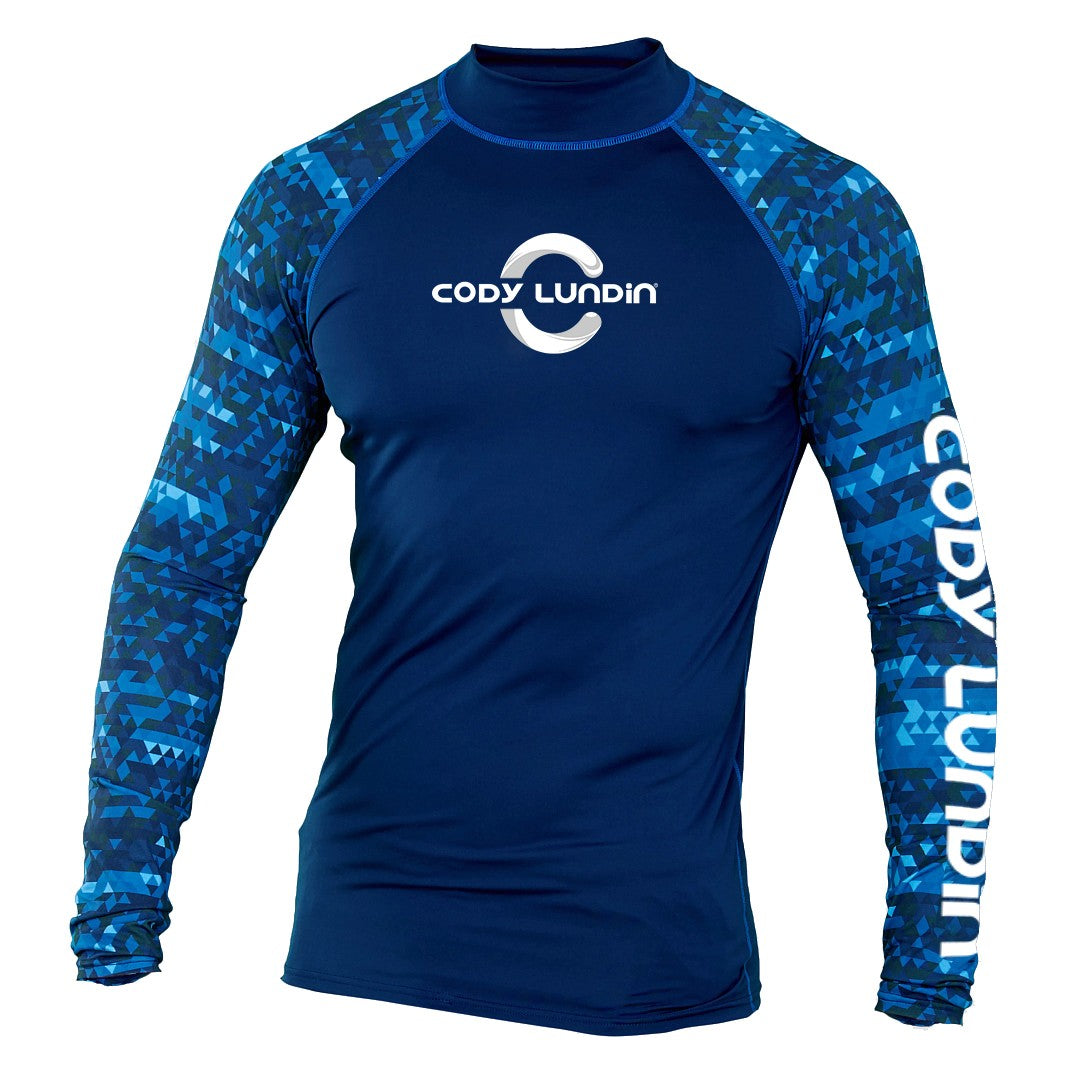Surfing Long Sleeve Men's Shirts Sun Protection Upf 50+ Rash Guard Camiseta Surf Mock-Neck Swimwear Diving Performance Clothing
