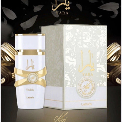 100ml Lattafa Yara Moi Eau de Parfum Feminino Spray Perfumes Árabes Originais Duradouros Âmbar Amadeirado Perfume de Feromônio Colônia Maquiagem para Encontro
