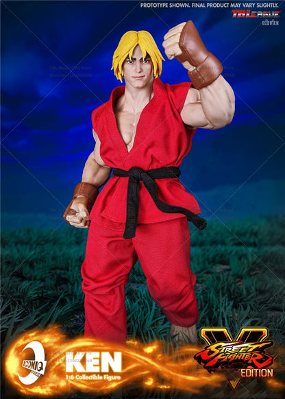 Iconiq Studio Capcom IQGS-04 Escala 1/6 Ken Masters Jogo de Luta de Rua Clássico Japonês 12 polegadas Conjunto Completo Boneco de Ação Soldado