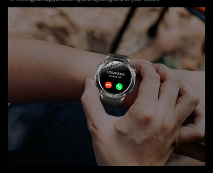 Smartwatch GUHUAVMI IOS Ultra GPS 2025 Novo à prova d'água 10ATM Bússola GNSS de banda dupla integrada Esportivo Militar Masculino Pulseira para NATAÇÃO