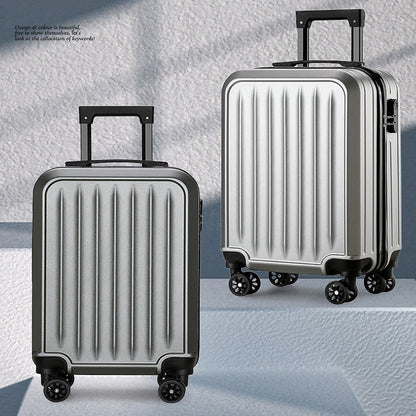 20 Inch Lightweight Hardshell Suitcase Large Capacity Sleek Solid Color Durable Trolley Case Travel Luggage for Adults