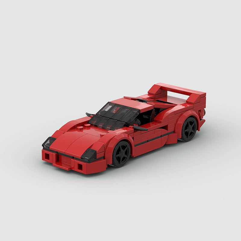 MOC Carro Esportivo de Corrida Veículo Cidade Speed Racer Modelo Técnico Blocos de Construção Tijolos Supercarro F1 Brinquedos Infantis Presentes para Meninos NSX