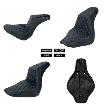 Motorcycle Two-Up Driver Passenger Seat Rider Saddle Front Rear Seat For Harley Softail Fat Boy 2018-2025 Breakout FXBR 2023-25