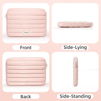 13/14 Inch Puffy Laptop Sleeve Cover Bag For Laptop Cover for MacBook Air iPad Pro Tablet Pouch Bag Fashion Notebook Soft Case