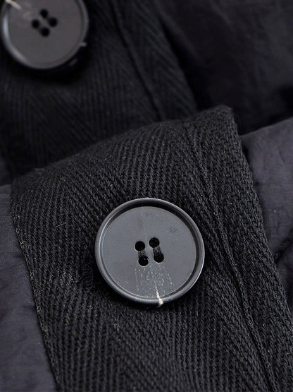 Nlzgmsj Autumn Winter Women's Solid Single-breasted O-Neck Jacket Fashion  Long Sleeve Coat  Street Casual  Short  Jacket