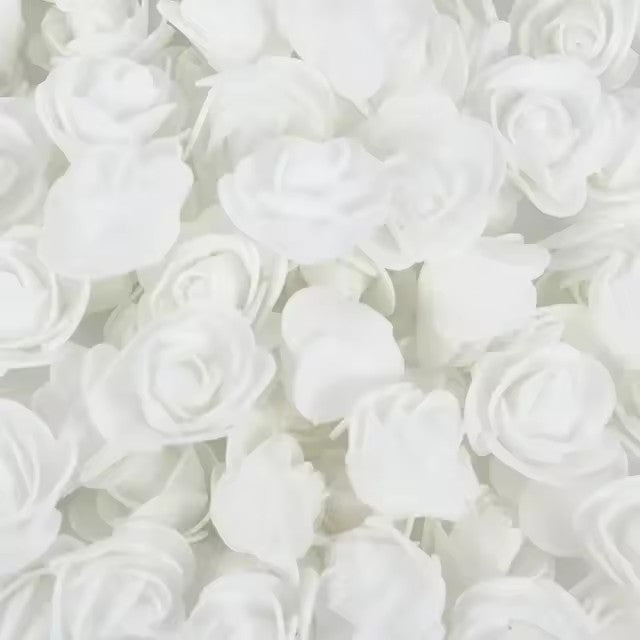 1000x Artificial Red Foam Rose Heads DIY Teddy Bear Rose Flowers Head Bouquet for Wedding Valentine's Day Party Home Decoration