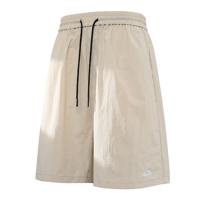 Men's Summer Embroidery Shorts Fashion Shorts Jogging Breathable Short Pants Male Shorts Casual Pants Simple Baggy Sports Shorts