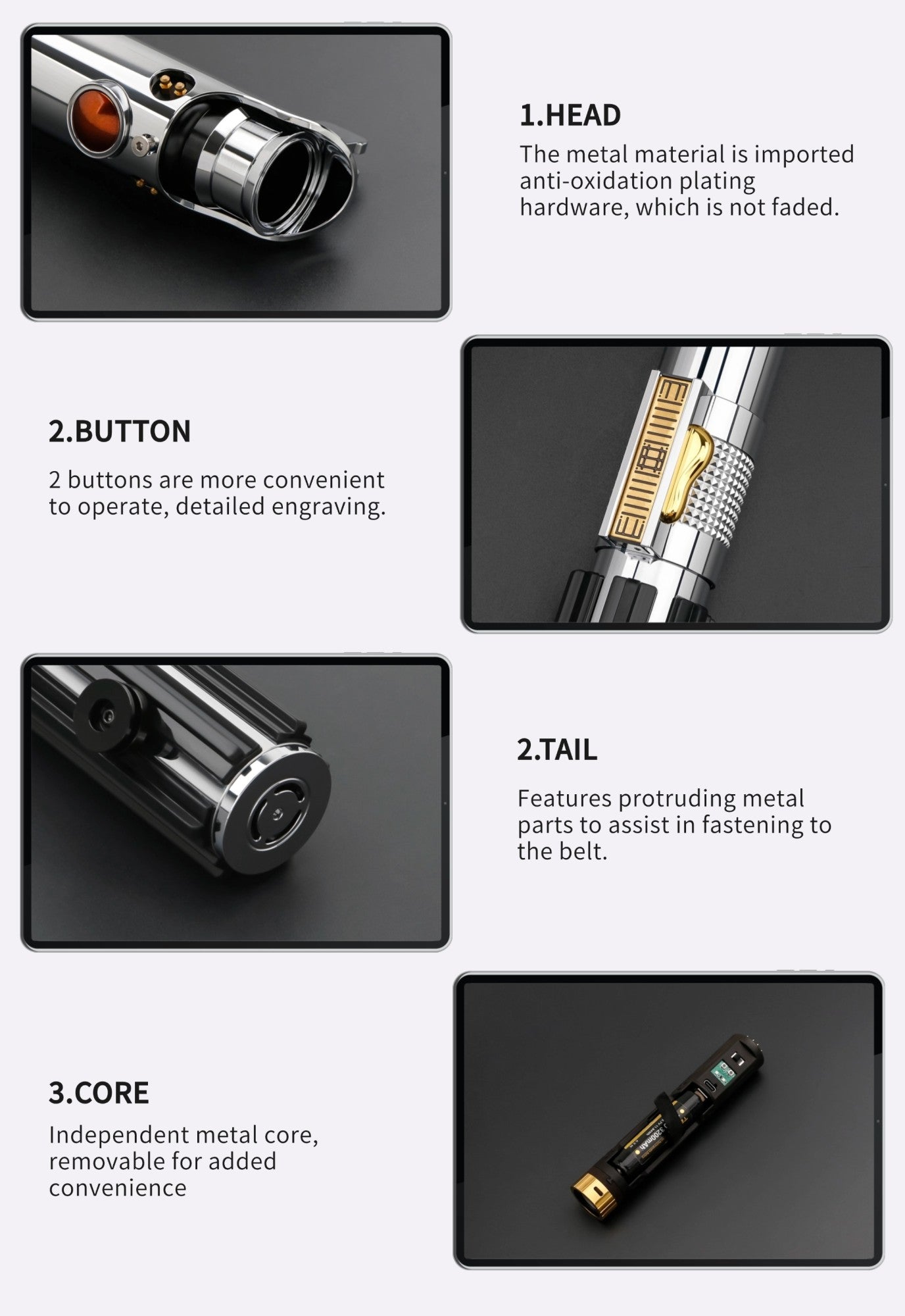 TXQSABER Anakin Lightsaber Natal Laser Pixel placa RGB Smooth Swing Punho de Metal com Lâmina de Tira de LED SDCard Proffie