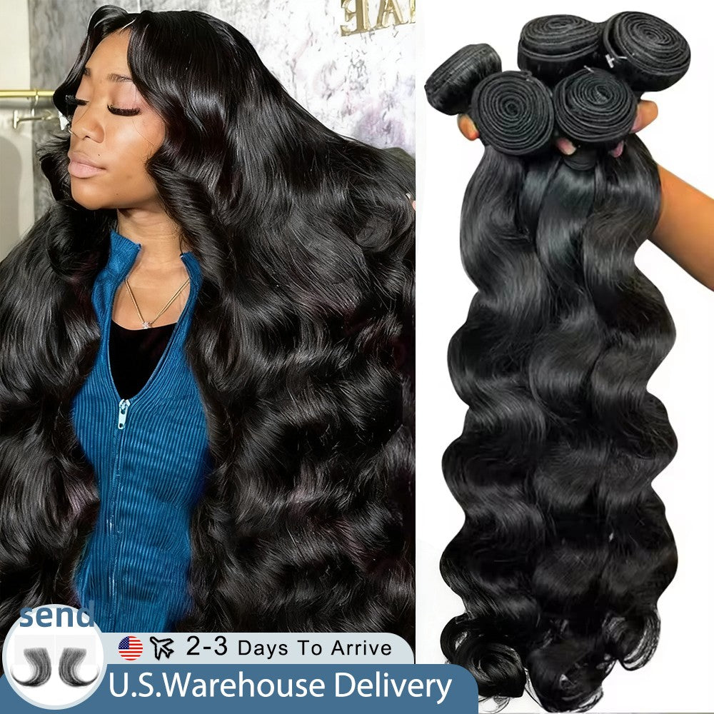 16A 30 40 Polegadas Cabelo Humano Body Wave Bundles Cabelo Humano Virgem Não Processado 100% Extensões de Cabelo Humano Cru Brasileiro