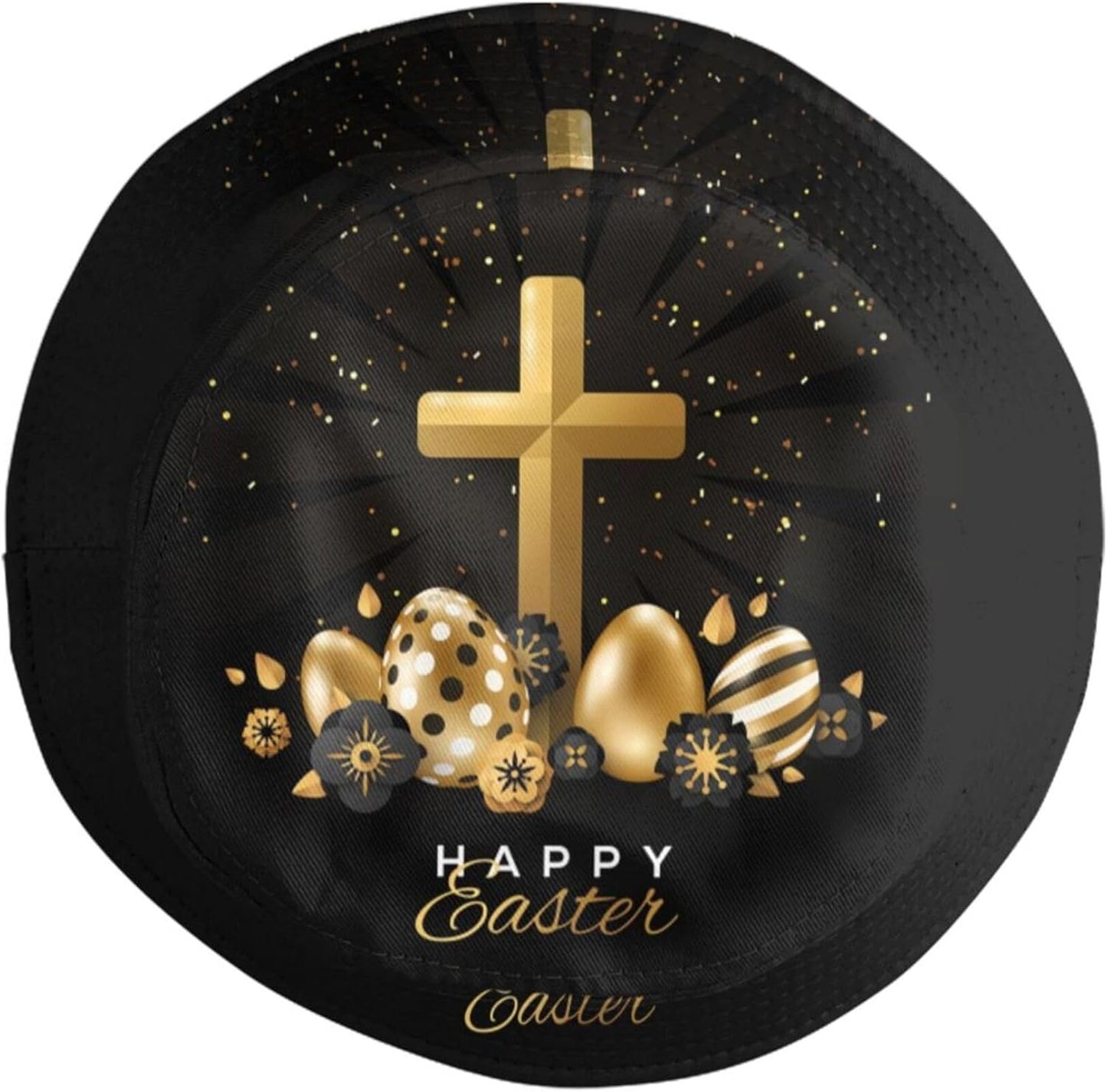 Easter Eggs 4 Bucket Hat for Women Men Summer Travel Beach Sun Cap Easter Hat Outdoor Fisherman Hat Unisex