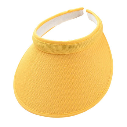Fashion Summer Empty Top Sun Hat Women's Casual Adjustable Sun Visor Caps Girls Boy Outdoor Sea Beach Trip Cap Casquette
