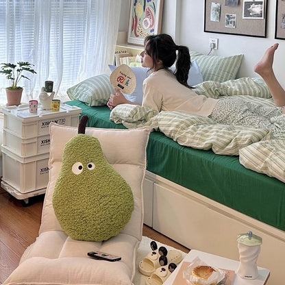 Big Duck Pear Pillow, Sofa Cushion, Girl Bedroom, Bed, Cute Plush Doll, Christmas Birthday Gift