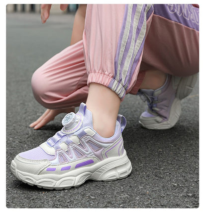 Hot Sell Children Shoes Size 28-39 Boys Fashion Sneakers Girls Sport Running Shoes Kids Breathable Casual Trainers Outdoor Shoes