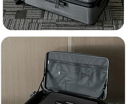 Nova Mala de Viagem com Abertura Lateral Grande Capacidade Bagagem 5 Rodas Antidesmoronamento Trolley Case 20 Polegadas Mala de Mão PC