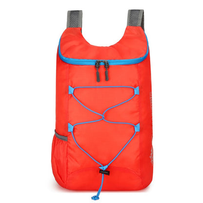 High-density lightweight waterproof nylon sports bag, multifunctional outdoor folding backpack Suitable for camping Hiking
