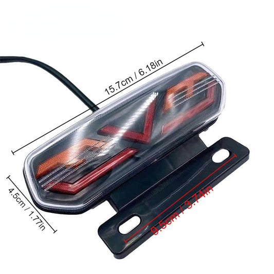1Pc 12V Motorcycle LED Rear Lights Brake Tail Light Stop Turn Signal Blinker Direction Indicator