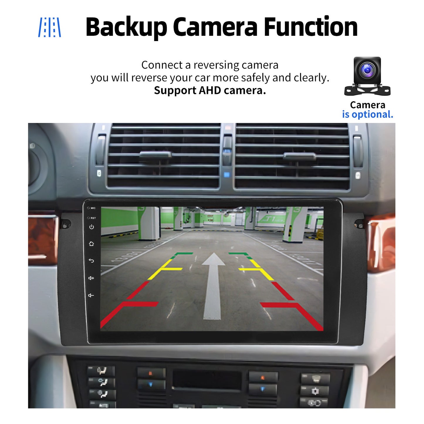4+64GB For BMW E38 E39 E53 X5 Apple Carplay 9" Android 15.0 Car Stereo Radio Touch Screen GPS Navigation WiFi SWC BT FM+DVR&CAM