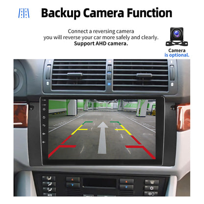4+64GB For BMW E38 E39 E53 X5 Apple Carplay 9" Android 15.0 Car Stereo Radio Touch Screen GPS Navigation WiFi SWC BT FM+DVR&CAM
