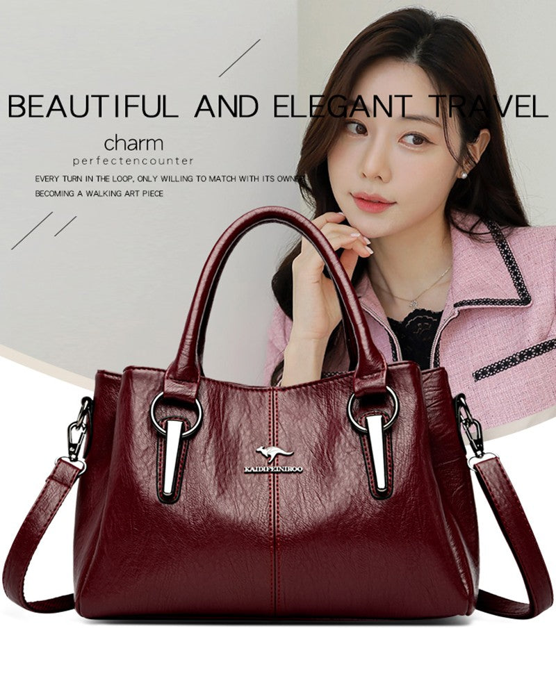 High Quality Cow Leather Ladies Handbags Fashion Luxury Female Messenger Tote Bags Women Genuine Leather Shoulder Crossbody Sac