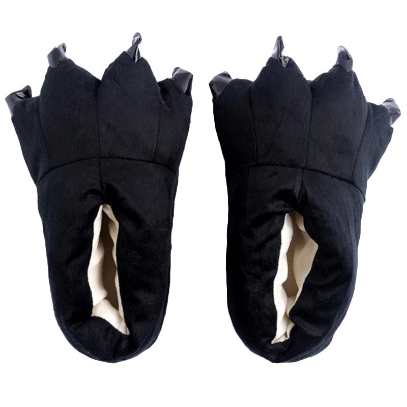 Autumn Winter Children Home Shoes Dinosaur Paw Shoes Cartoon Animal Cotton Baby Boy Girl Stitch Slippers Anime Pajamas Shoes