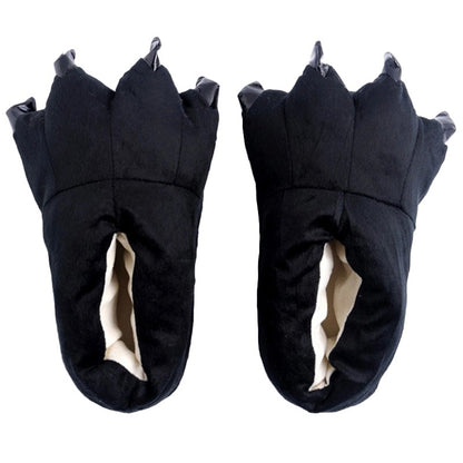 Autumn Winter Children Home Shoes Dinosaur Paw Shoes Cartoon Animal Cotton Baby Boy Girl Stitch Slippers Anime Pajamas Shoes