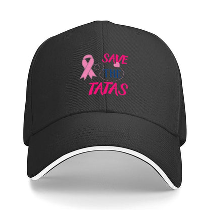 Boné de beisebol "Save the Tatas" Chapéu masculino de luxo Viseira de luxo Chapéu infantil Viseira de praia feminina Masculino