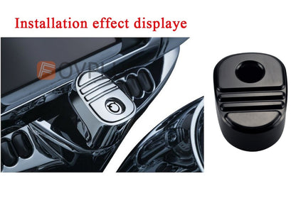 Acessório para motocicleta, moldura para ignição Tri-Line, para Harley Touring Electra CVO Road Glide Street Glide FLHX 2014-2025